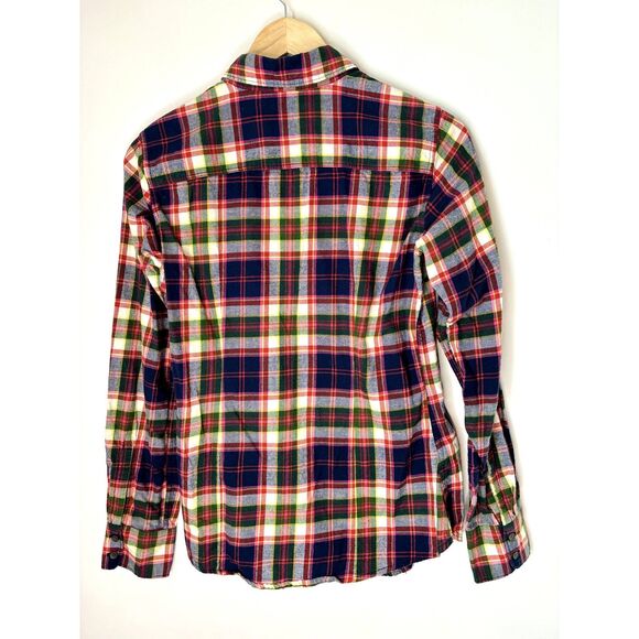 Eddie Bauer Women's Classic Plaid Shirt Size Small 100% Cotton G92 - Picture 2 of 13